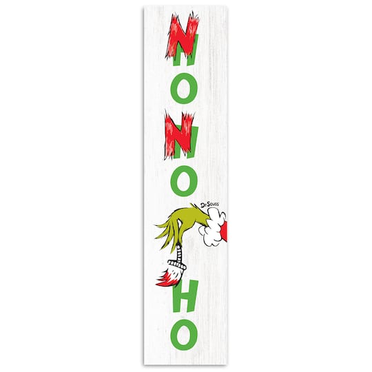 47" The Grinch No No Ho Porch Leaner